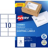 AVERY COMPULASER  L7173 10 UP 99X57 WHITE PACK 100 959031