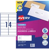 AVERY L7163 MAILING LABELS Laser 14Sht 991x381mm BX20