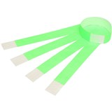 REXEL WRIST BANDS With Serial Number Fluoro Green pk100