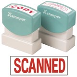 XSTAMPER  1 COLOUR 1196 SCANNED RED