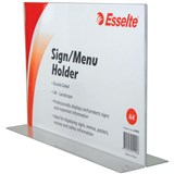 ESSELTE SIGN  MENU HOLDER A4 DOUBLE SIDED LANDSCAPE