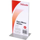 ESSELTE SIGN  MENU HOLDER DL DOUBLE SIDED PORTRAIT