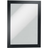 DURABLE MAGAFRAME SIGN HOLDER A5 ADHESIVE BACK BLACK PACK 2