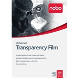 NOBO UNIVERSAL OHP FILM PACK TRANSPARENCY FILM A4 PK25