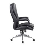 TITAN EXECUTIVE CHAIR HIGH BACK BLACK LEATHER