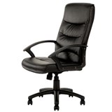 STAR MANAGER CHAIR HIGH BACK BLACK