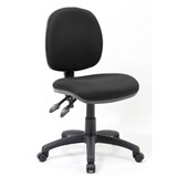 CRESCENT TASK CHAIR BLACK FABRIC