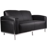 SIENNA LOUNGE TWO SEATER Black