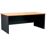 DESK 1800X900 Beech  Charcoal