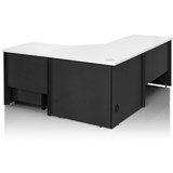 LOGAN WORKSTATION 1800x1800x750mm White  Ironstone