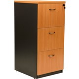 LOGAN FILING CABINET 3 DRAWER Beech  Ironstone