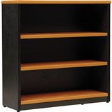 LOGAN BOOKCASE 900X900 3 Shelf Beech  Ironstone