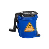 CLEANLINK MOP BUCKETS HDuty Plastic 16Lt Blue