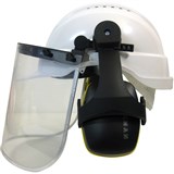 MAXISAFE HARD HAT ACCESSORIES Helmet With Clear Visor  Muff