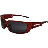MAXISAFE DENVER SAFETY GLASSES Smoke Lens with Red Frame