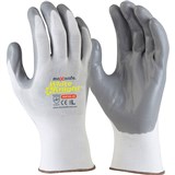 MAXISAFE SYNTHETIC COAT GLOVES White Knight FoamNitrile Glove Large