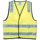 MAXISAFE HIVIS SAFETY VEST Day Night Yellow  2X Large Class DN