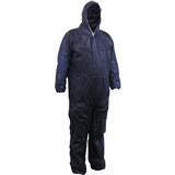 MAXISAFE DISPOSABLE COVERALLS Polypropylene Washable Blue Medium