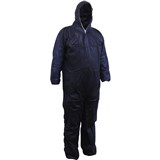 MAXISAFE DISPOSABLE COVERALLS Polypropylene Washable Blue Large