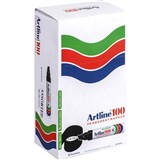 ARTLINE 100 PERMANENT MARKERS ASSORTED PACK OF 6