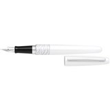 PILOT MR FOUNTAIN PEN MR2 WHITE TIGER BARREL MEDIUM BLACK INK