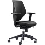 FELIX SYNCHROM TASK CHAIR BLACK WITH ARMS