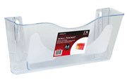 DEFLECTO DOCUPOCKET WALL POCKET CLEAR A4 LANDSCAPE