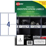 Avery 959210 Heavy Duty Industrial Labels White L4774