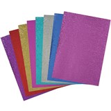 ZART METALLIC RIPPLE PAPER EIGHT ASSORTED COLOURS A4 PACK OF 40