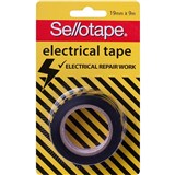 Sellotape Electrical Tape 19mmx9m Black