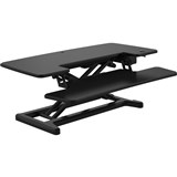 Rapidline Electric Desk Top Workstation 880mm Surface Black