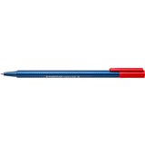 STAEDTLER TRIPLUS 437 XB2 BALLPOINT PEN RED PACK OF 10