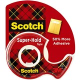 SCOTCH 198 TAPE DISPENSER Super Hold Clear 19mm X 165m