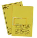 TUBECLIP FILE YELLOW PRINTED BLACK 84442 BOX20