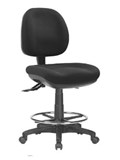 DRAFTING CHAIR P350DMB MEDIUM BACK 265MM GAS LIFT NO ARMS