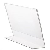 ITALPLAST MENU HOLDER A5 SINGLE SIDED  SLANTED LANDSCAPE 