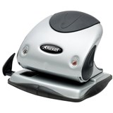 REXEL P225 25 SHEET 2 HOLE PUNCH BLACK  SILVER