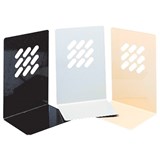 BOOKENDS PAIR BLACK DELI W135XD110XH195MM 9262