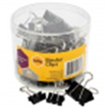 MARBIG BINDER CLIPS ASSORTED SIZES FOLDBACK CLIPS TUB 60