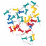 PUSH PINS ASSORTED MARBIG 975268 ACO975268 PK30