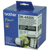 BROTHER LABELS DK44205 REMOVABLE CONTINUOUS WHITE 62MM X 3048M