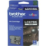 BROTHER LC67BK BLACK INK CARTRIDGE SUITS DCP385C