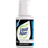 LIQUID PAPER CORRECTION FLUID BOND WHITE 20ML PAPERMATE