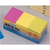 653 STICK ON NOTE BEAUTONE ASSORTED NEON 13119 PK12