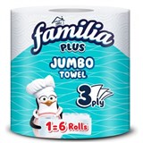 FAMILIA 3 PLY EMBOSSED PERF JUMBO ROLL 480SHT