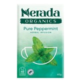 NERADA ORGANICS PEPPERMINT TEA 60G PK40