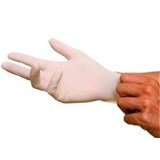 GLOVES LATEX  POWDER FREE MEDIUM PK100 CLEAR