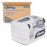 KLEENEX 4322 TOILET TISSUES 2 PLY INTERLEAVED CTN 36