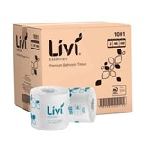 LIVI 1001 2 PLY TOILET TISSUE 400S CARTON 48 ROLLS