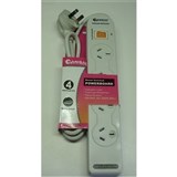 POWER BOARD 4 POINT SURGE FILTER SANSAI PAD131P OVERLOAD PROTECTION